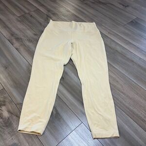 Lululemon Align 25" Tan Activewear Leggings Women 12 Bin H-3